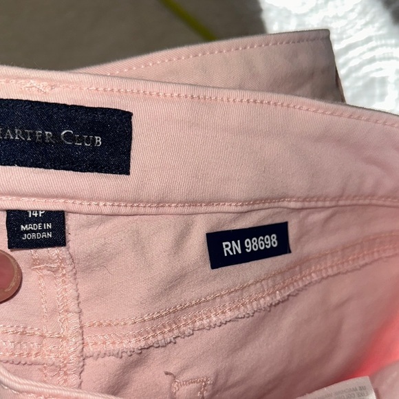 Charter Club Women's Pink Capris Jeans size 14P - Picture 4 of 5